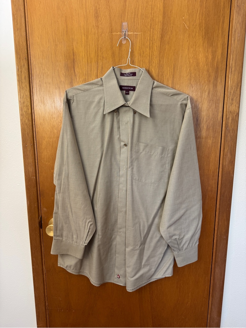 Nordstrom Men's Taupe Dress Shirt